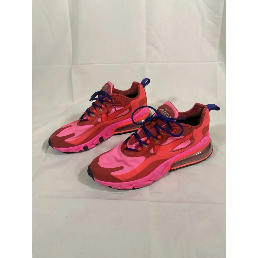 Nike Air Max 270 React Mystic Red Pink Blast Size 10W